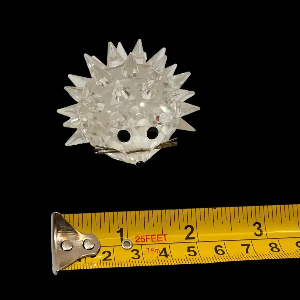Retired Swarovski Crystal Medium Hedgehog Rare